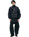 Acronym Black Jacket With Patch Pockets In Black