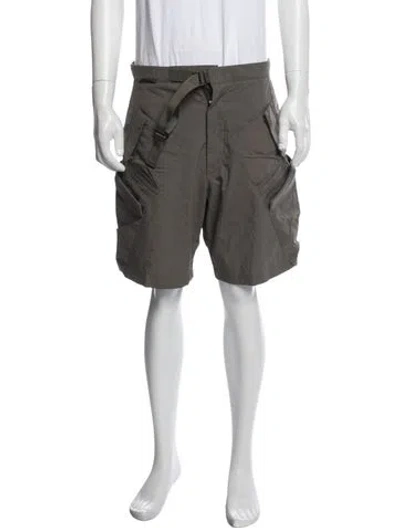 Pre-owned Acronym Cargo Shorts In Neutrals