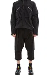Acronym Low-rise Cropped Trousers In Black