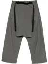 Acronym P30al-e Encapsulated Ultrawide Drawcord Cargo Trouser In Grey