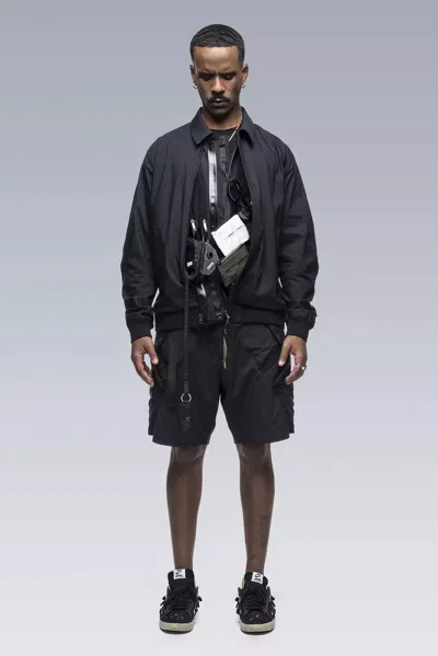 Pre-owned Acronym J111ts-ch Micro Twill Tec Sys Jacket In Black