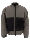 Acronym Grey Jacket With Patch Pockets In Grey