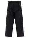 ACRONYM MEN'S BLACK RELAXED FIT TROUSERS FOR FW23 BY ACRONYM