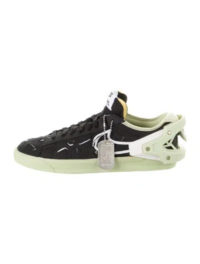 Pre-owned Acronym X Nike Blazer Sneakers In Black