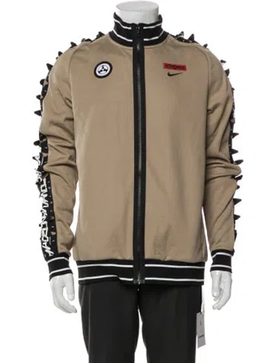 Pre-owned Acronym X Nike Colorblock Pattern Windbreaker W/ Tags In Neutral