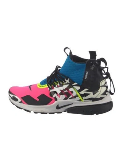 Pre-owned Acronym X Nike Graphic Print Athletic Sneakers In Multicolor