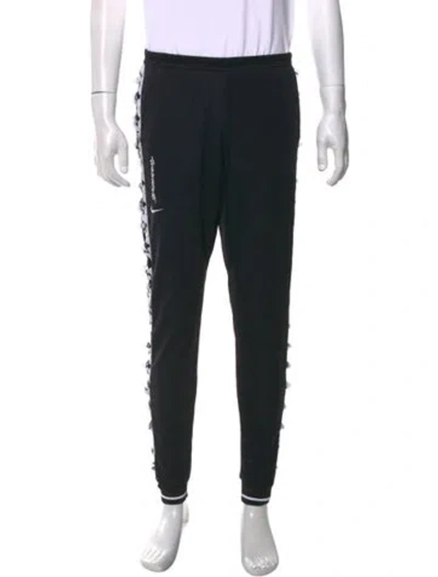 Pre-owned Acronym X Nike Graphic Print Sweatpants In Black