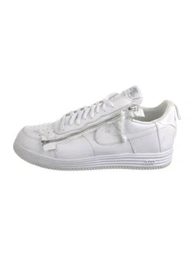 Pre-owned Acronym X Nike Leather Sneakers In White
