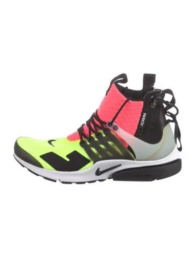 Pre-owned Acronym X Nike Mesh Colorblock Pattern Athletic Sneakers In Multi