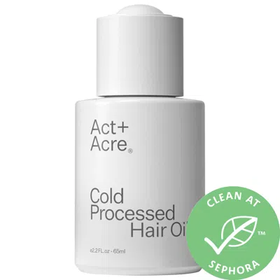 Act+acre 5% Argan Repair Hair Oil For Frizz 2.2 oz / 65 ml In White