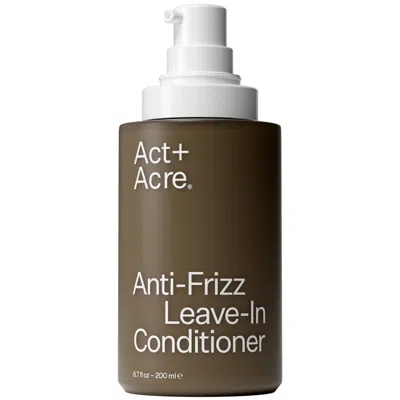 Act+acre Anti-frizz Leave-in Conditioner 6.7 Fl oz