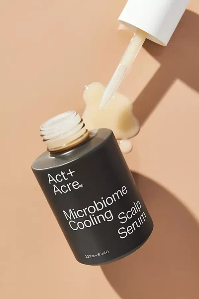 Act+acre Cold Processed Microbiome Cooling Scalp Serum In White