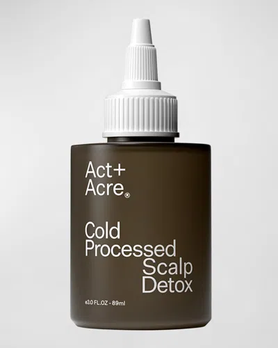 Act+acre Cold Processed Scalp Detox, 3.0 Oz. In White
