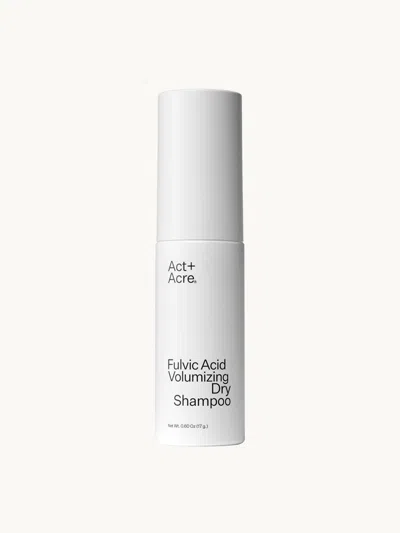 Act+acre Fulvic Acid Volumizing Dry Shampoo In White