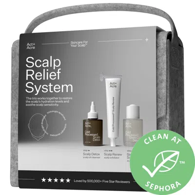 Act+acre Scalp Relief System For Dandruff + Psoriasis + Eczema In Multi