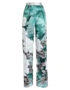 ACT N°1 ACT N°1 WOMAN PANTS GREEN SIZE 4 POLYESTER