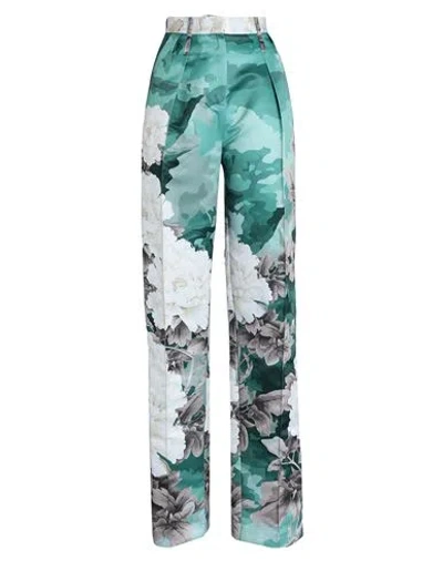 Act N°1 Woman Pants Green Size 4 Polyester