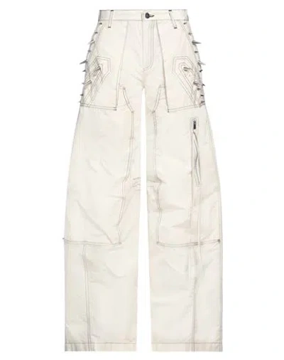 Act N°1 Woman Pants Ivory Size L Polyester In White