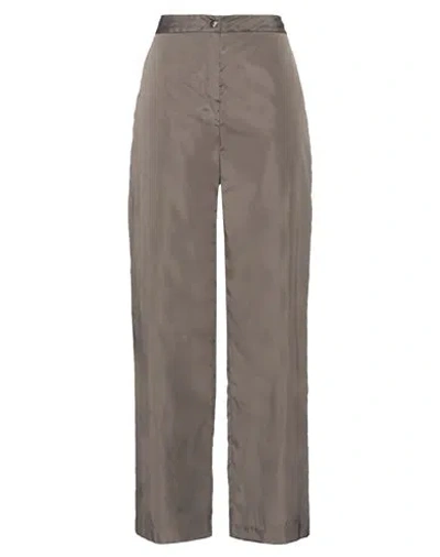 Act N°1 Woman Pants Khaki Size M Polyester In Neutral