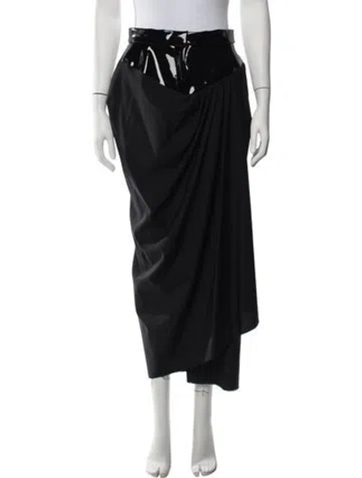 Pre-owned Act N°1 Long Skirt In Black