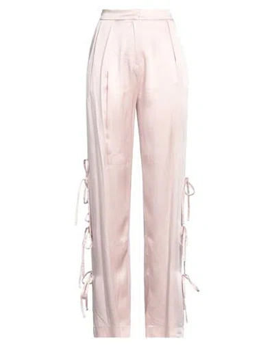 Act N°1 Woman Pants Blush Size 4 Acetate, Viscose In Pink