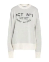 Act N°1 Woman Sweater Ivory Size 4 Wool In White