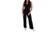 Act Pretty Knit Tube Jumpsuit In Black In Black