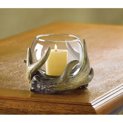 Actifo Antler Candle Holder - Green