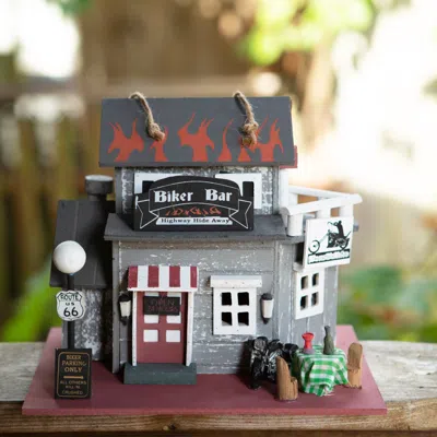 Actifo Biker Bar Highway Hide Away Bird House - Multicolor