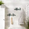 Actifo Birds On A Branch Cast Iron Wall Hooks Set Of 2 - Multicolor