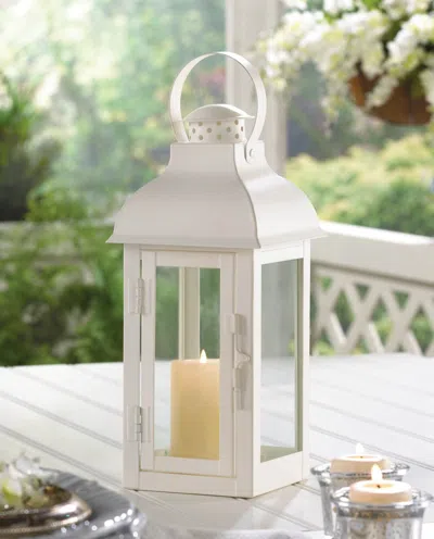 Actifo Candle Lantern 13" - White