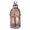 Actifo Candle Lantern 9.5" - Rust/copper