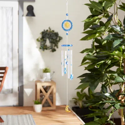 Actifo Celestial Wind Chimes - Multicolor In Blue