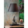 Actifo Dark Shade Buddha Table Lamp - Black