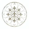 Actifo Distressed-look Fleur De Lis Wall Decor - White