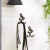 ACTIFO DRAGONFLY WALL HOOKS SET OF 2 - DARK BROWN