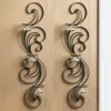 Actifo Flourishing Candle Sconce Pair - Black