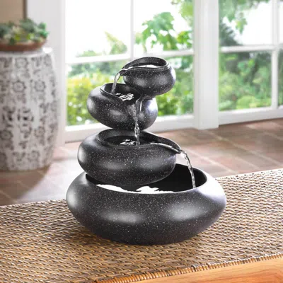 Actifo Four-level Bowl Fountain - Black