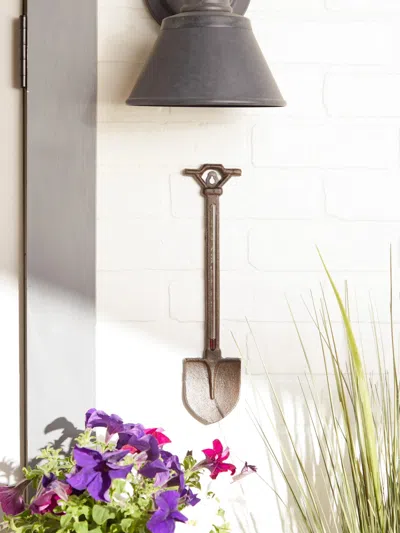 Actifo Garden Shovel Thermometer - Dark Brown