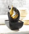 Actifo Hands Tabletop Accent Fountain - Black