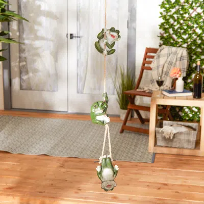 Actifo Happy Frogs Hanging Decor - Green
