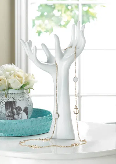 Actifo Helping Hands Sculpture/jewelry Holder - White