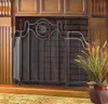 Actifo Italian Style Fireplace Screen - Black