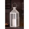 Actifo Stainless Steel Notches Lantern 15" - White