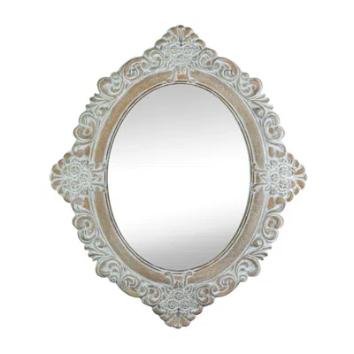 Actifo Vintage-look Taupe Amelia Mirror - Grey In Gray