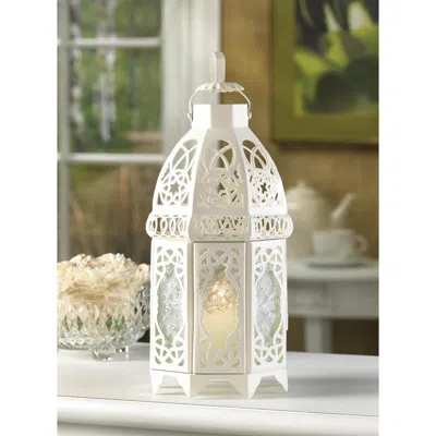 Actifo White Lattice Lantern