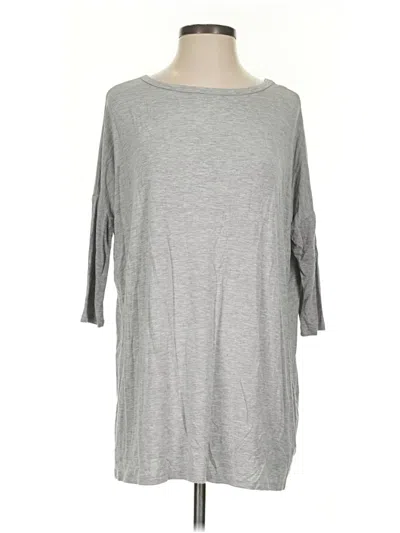 Pre-owned Acting Pro 3/4 Sleeve T-shirt In Gray