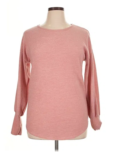 Pre-owned Acting Pro 3/4 Sleeve T-shirt In Pink