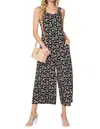 Acting Pro Maria Flower Power Jumpsuit - Plus In Black In Black