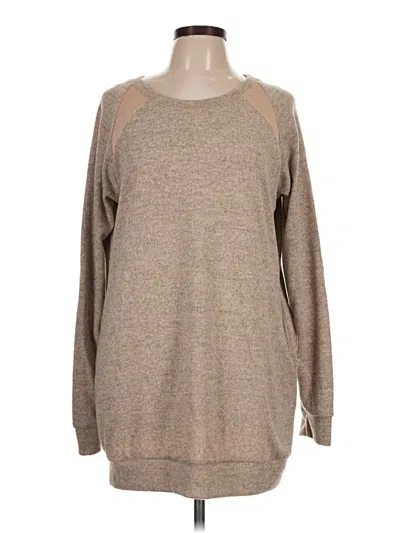 Pre-owned Acting Pro Pullover Sweater In Tan